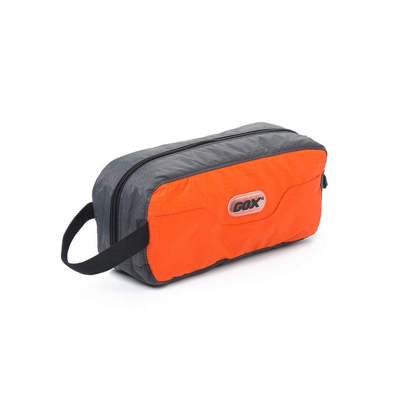 GOX Travel Toiletry Bag,Dopp Kit Case,Ultra-Light Cosmetics Bag Makeup Organizer(Orange) - Image 1